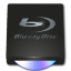 Disc Blu-ray Disc Black Icon 64x64 png